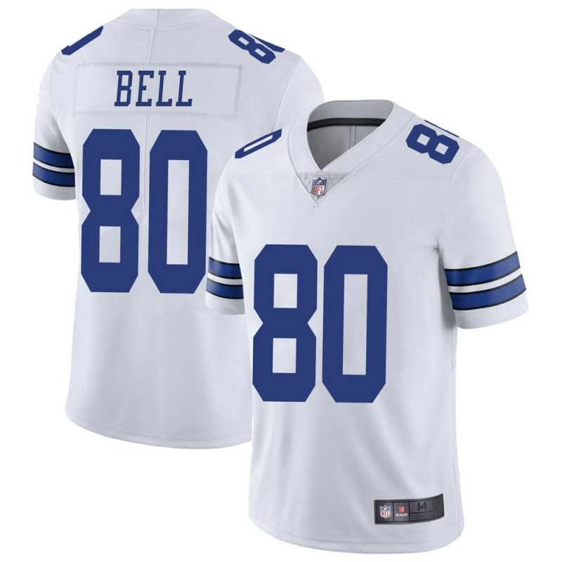 2020 Nike NFL Youth Dallas Cowboys 80 Blake Bell White Limited Vapor Untouchable Jersey
